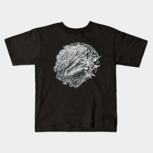 Dragon Smoke Circle Kids T-Shirt